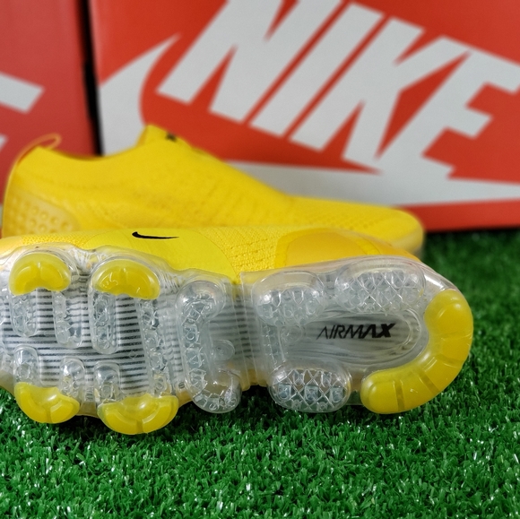 COPY - Nike air max vapormax 2021 yellow black laceless New in box - Picture 7 of 7